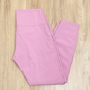 Lululemon dusty rose pink capri leggings pants 10